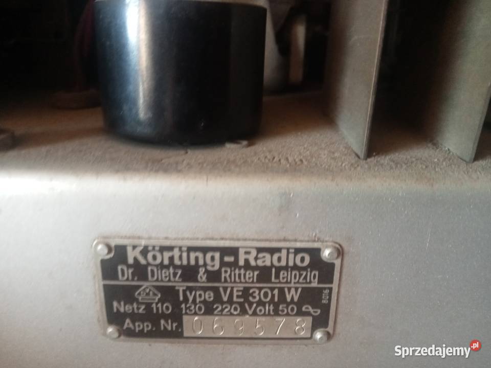 Przedwojenne Radio Ve 301 propagandowe Niemcy Grójec