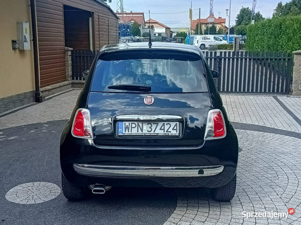 Fiat 500 Skóry Super Stan Klima 12 GWARANCJA Rok produkcji 2008 Płońsk