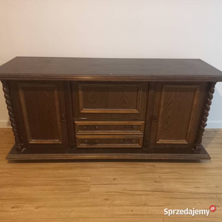 Komplet mebli witryna komoda szafka rtv Wilkanowo sprzedam
