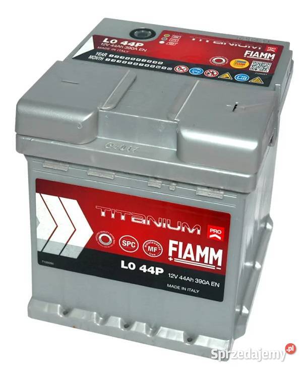 Akumulator FIAMM TITANIUM PRO FIAT 12V 44Ah 390A Kalisz