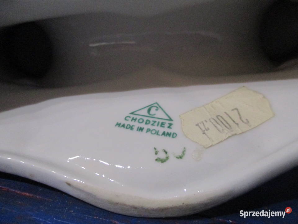 Świecznik Podwójny Porcelana Chodzież PRL Porcelana i szkło sprzedam