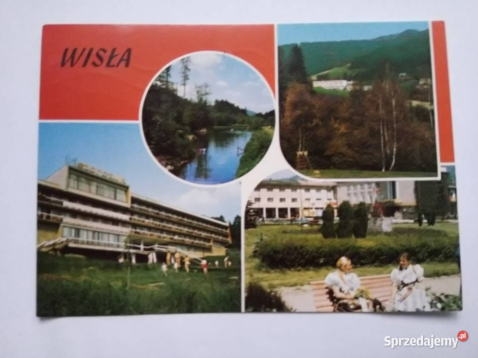 Pocztówka z Wisły 1991r Ze znaczkiem Pocztówki i karty telefoniczne