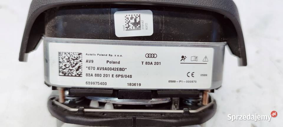 PODUSZKA POWIETRZNA KIEROWCY AUDI Q3 F3 Przystajń
