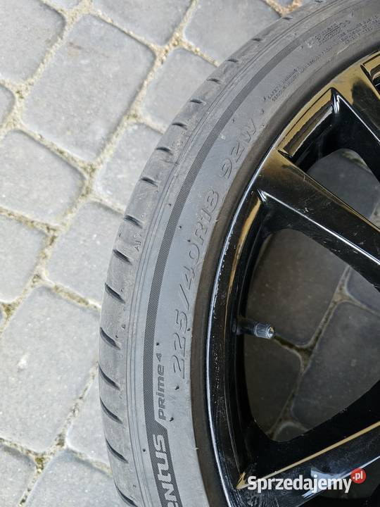 Sprzedam Alufelgi czarne black piano 5x112 mazowieckie Radom