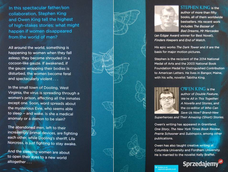 Stephen Owen King Sleeping Beauties nowa książka Lublin