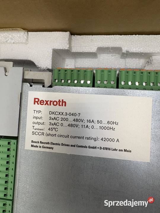 Rexroth R911279428 DKC0330407FW Warszawa