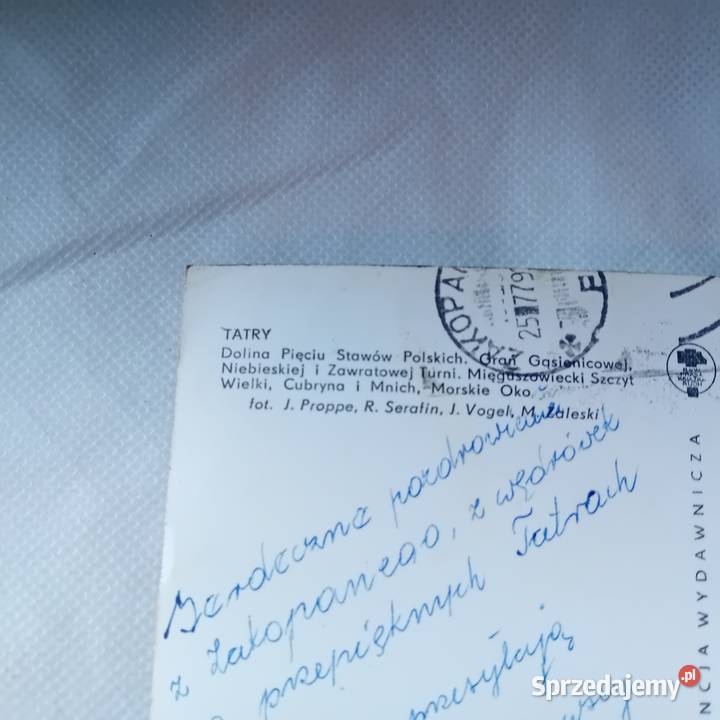 Dwie pocztówki Tatry RUCH 1969 r KAW 1977 r