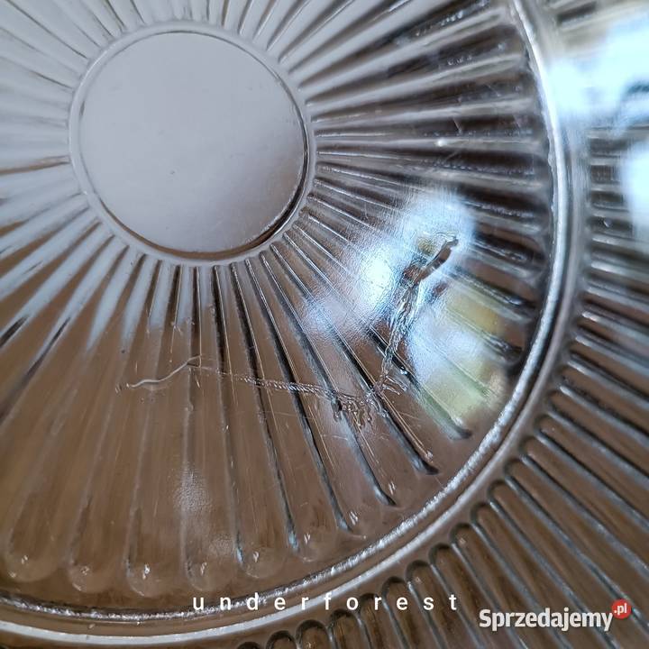 Patera talerz szklany na ciasto dekoracja Leszno