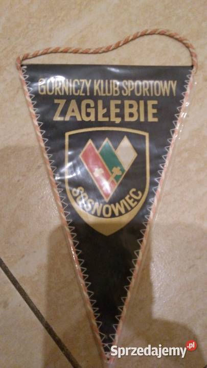 PRL proporczyk klubowy Zagłębie Sosnowiec Sieradz