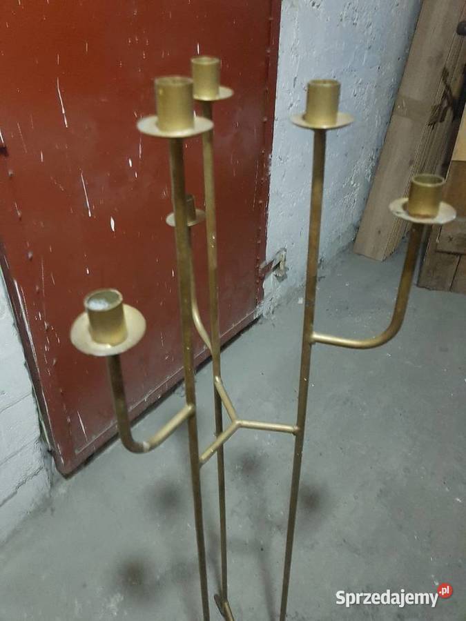 Dyży świecznik retro serdecznie inny kolor Wyposażenie wnętrz Katowice