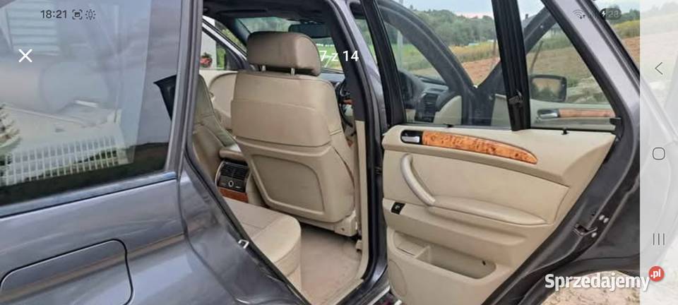 Bmw x5 e53 30d 2001r M57 184 skórzana tapicerka Rzeżuśnia sprzedam