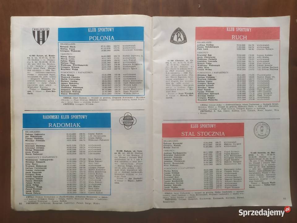 Skarb kibica liga polska wiosna 1988 łódzkie Łódź sprzedam