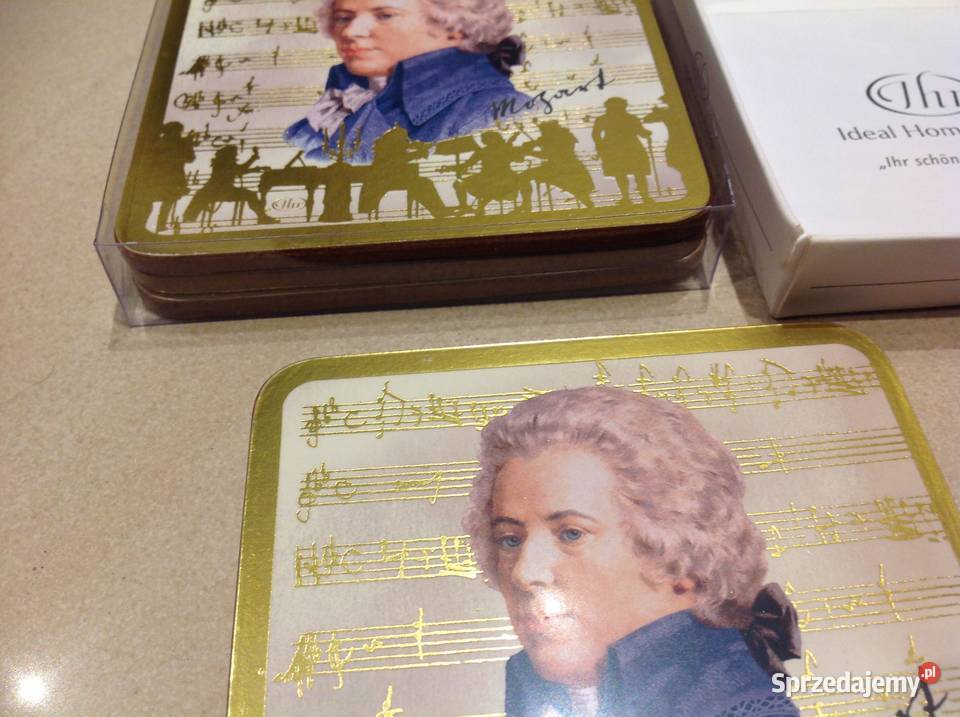 Podkładki Korkowe MOZART Pod Kubek 4 Pozostałe Nowa Sól
