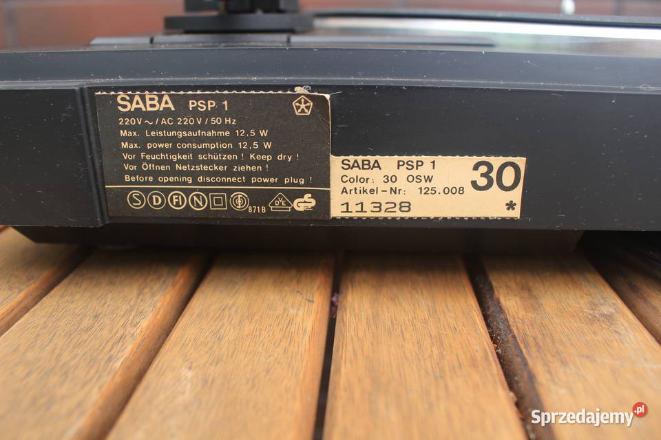 gramofon saba psp 1 Kalisz sprzedam