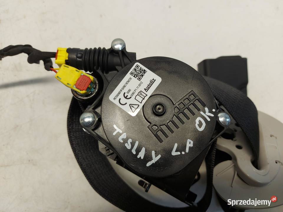 TESLA MODEL Y 2023r Pas bezpieczeństwa przód osobowe dolnośląskie