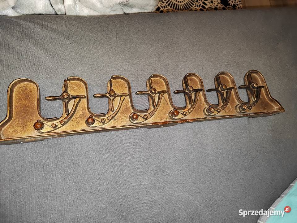 Wiktoriański uchwyt wieszak na parasole kije Krzeszowice