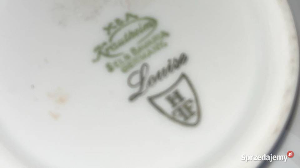 Cukiernica Krauthaim Louise Selb Bavaria Germany Porcelana i szkło pomorskie