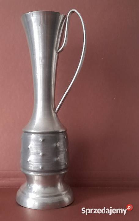 Vintage Norweski Dekoracyjny Dzbanek z Cyny Hand pomorskie Gdańsk