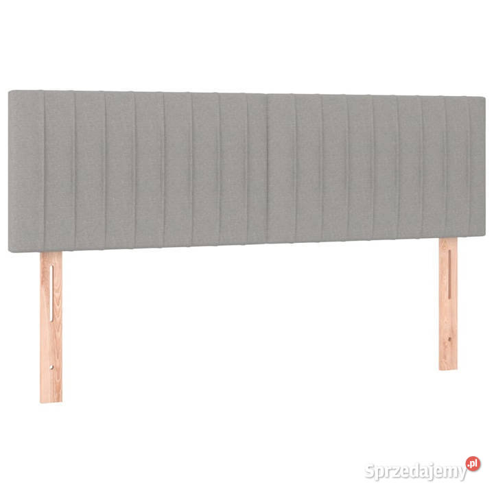 Zagłówek do łóżka z LED jasnoszary 144x5x7888 Warszawa sprzedam