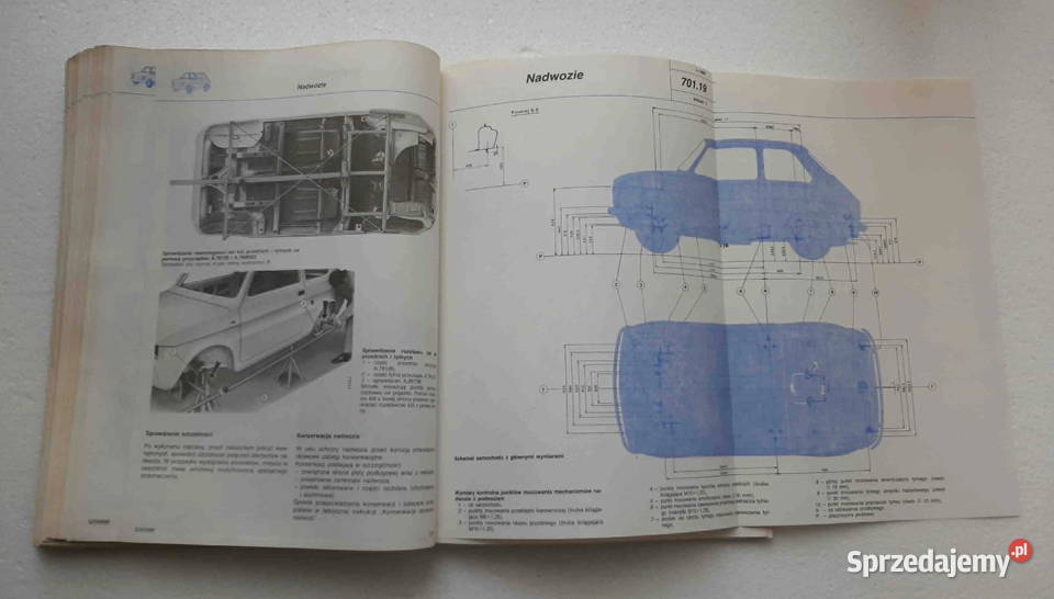 Polski Fiat 126p Autoryzowana Instrukcja Napraw Łódź sprzedam