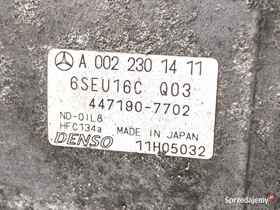 SPRĘŻARKA KLIMATYZACJI MERCEDES W245 A0022301411 sprzedam