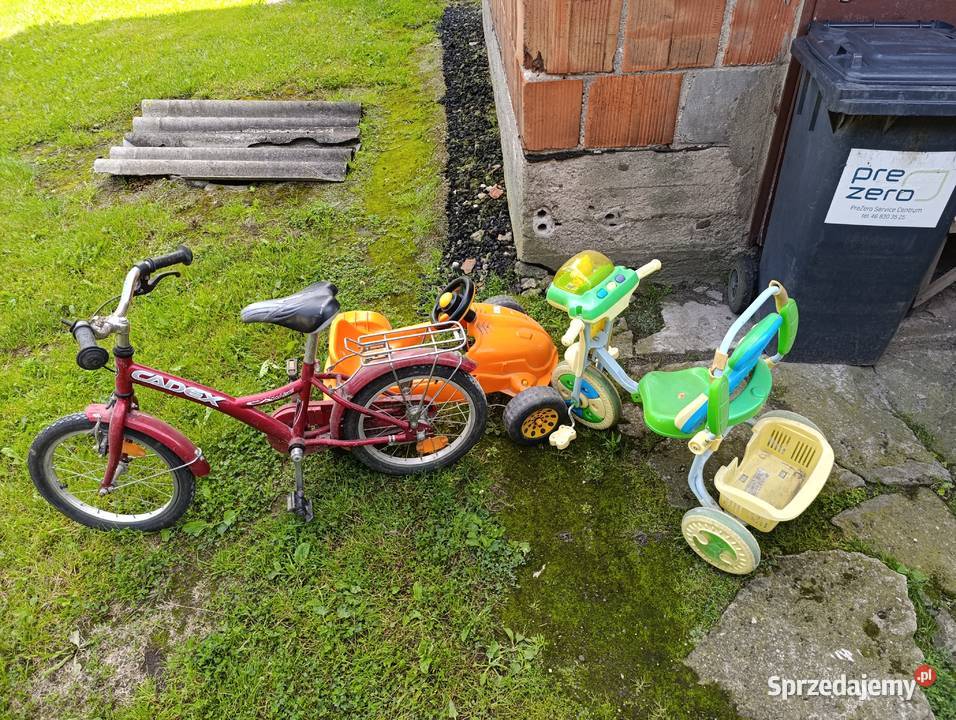Sprzedam zestaw zabawek i rowerek wszystko 100 Jeżów