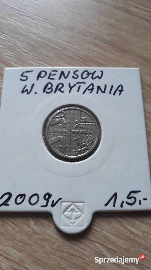 5 Pensów W Brytania 200 r Konin