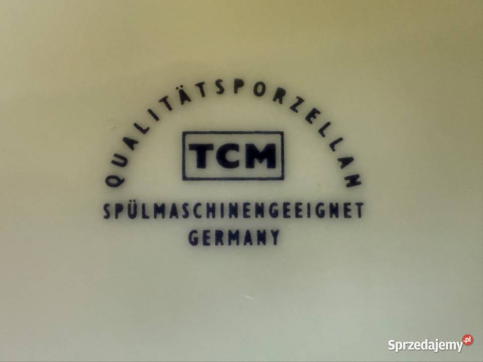 Serwis TCM Porcelana Niemiecka BiałoNiebieska 14