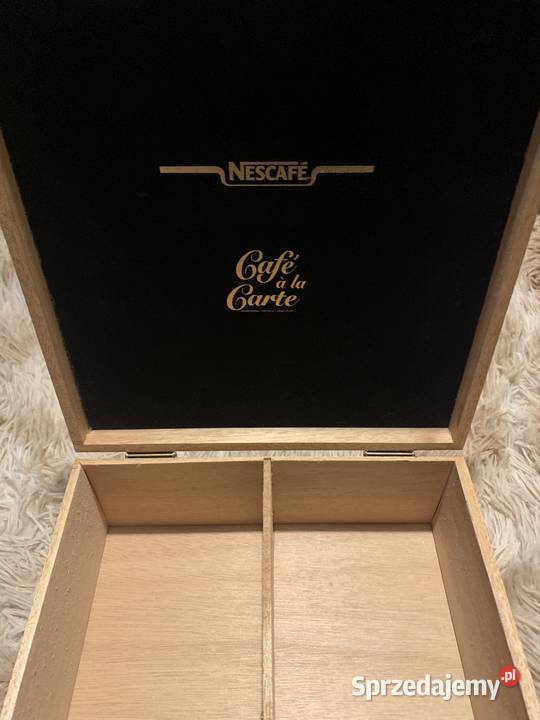 Pudełko na herbatekawe Nescafe Cafe a la Carte Sosnowiec