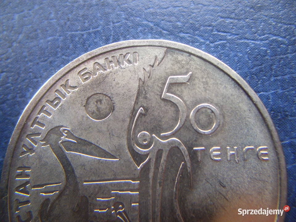 Stare monety 50 tenge 2010 Pelikan Kazachstan Lesko