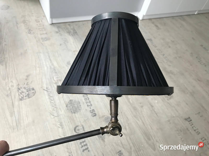 Lampa retro kinkiet 1 metal materiał czarnyzłoty Oświetlenie Kielce