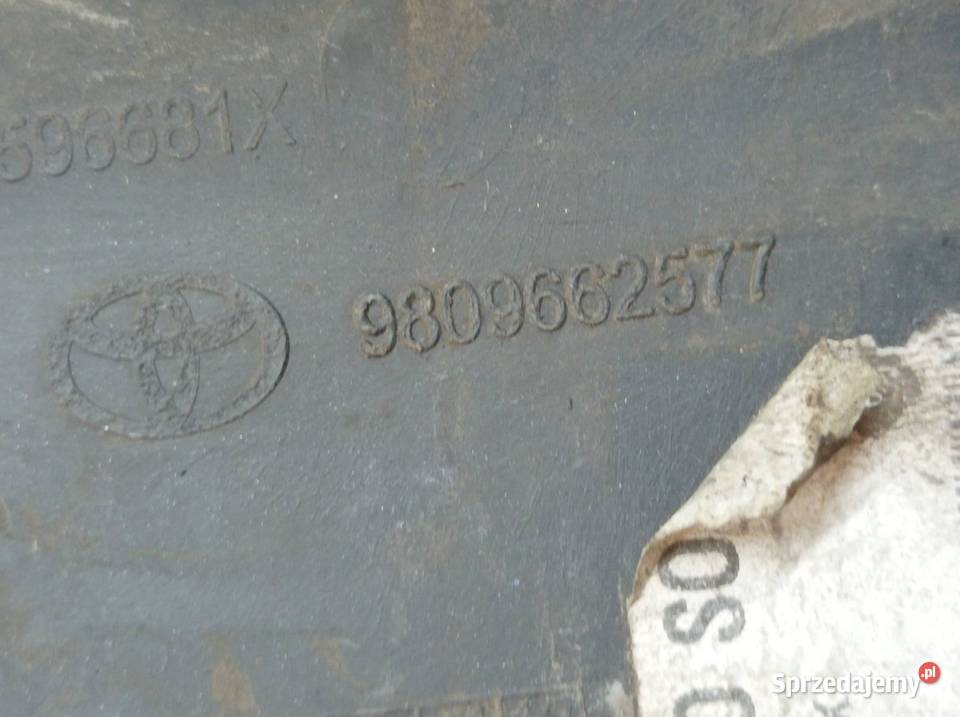 OSŁONA BŁOTNIKA LEWY PRAWY TYŁ KPL 9809662577