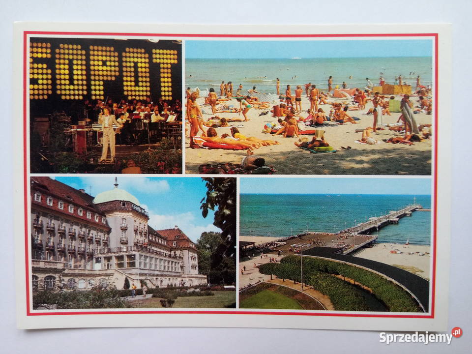 Pocztówka Sopot 1992r sprzedam