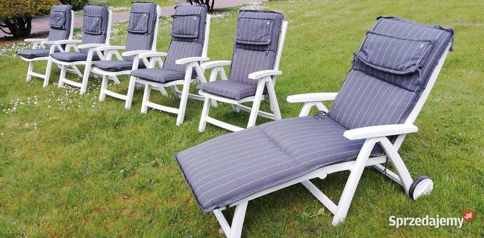 Komplet materacyków Kettler na leżaki poduszka Garwolin sprzedam