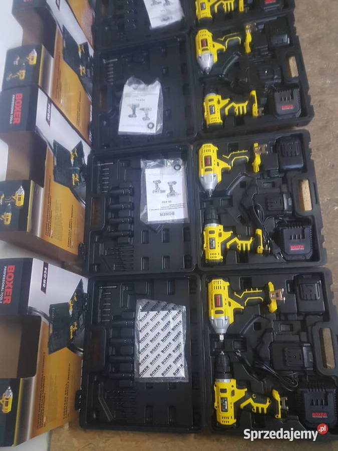 KLUCZ UDAROWY AKU WKRĘTARKA UDAROWA 24V3Ah x2