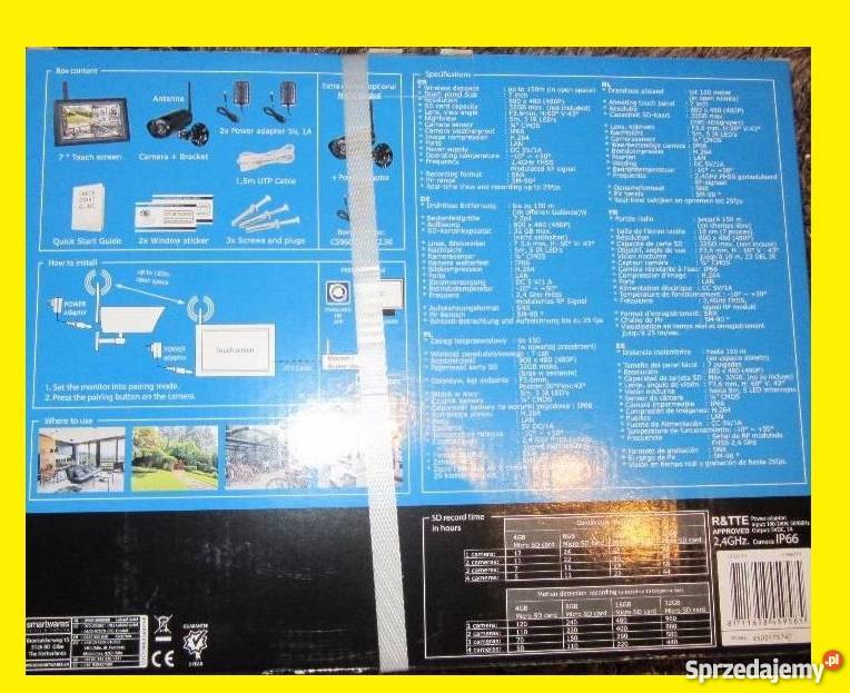Zestaw do monitoringu SMARTWARES CS 96 DVR Konin