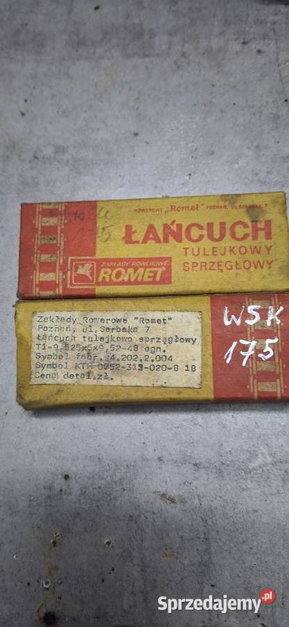 Dwa Łańcuchy sprzęgłowe do WSK175 Pstrągówka