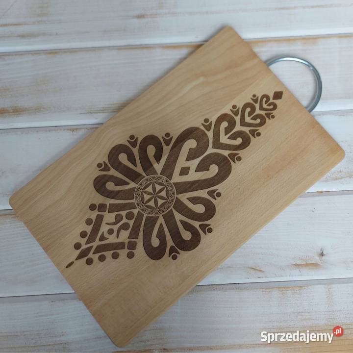 Deska Do Krojenia z Rączką Deseczka Drewniana z Tworkowa
