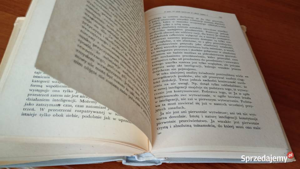 System idealizmu transcendentalnego O historii pomorskie Gdańsk sprzedam