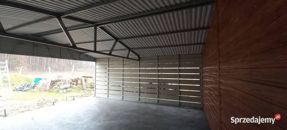 Wiata garażowa 6x6 Wiata blaszana Wieluń sprzedam