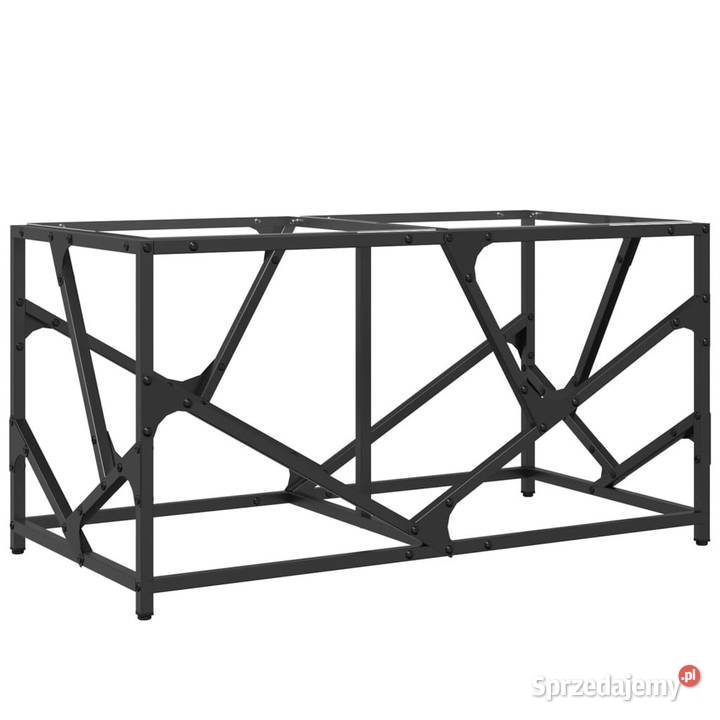 Stolik kawowy ze szklanym blatem 785x40x41 stal Warszawa