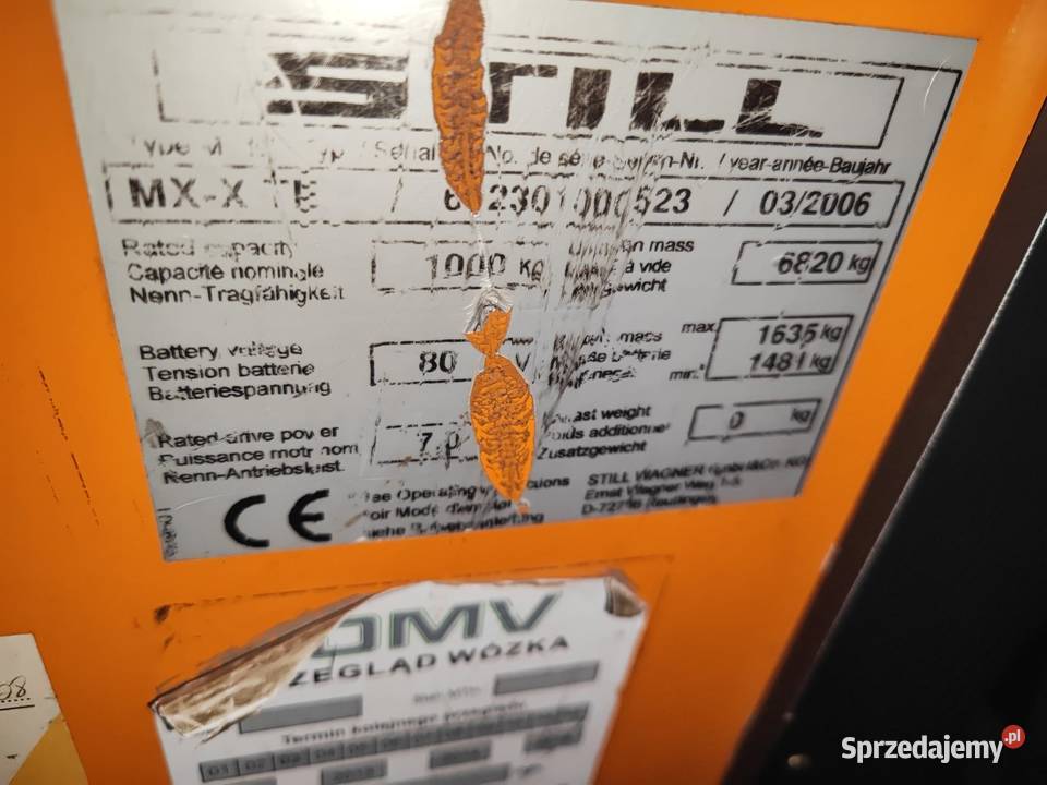 Wózek widłowy STIHL wysokiego składowania Magazynowanie Suwałki