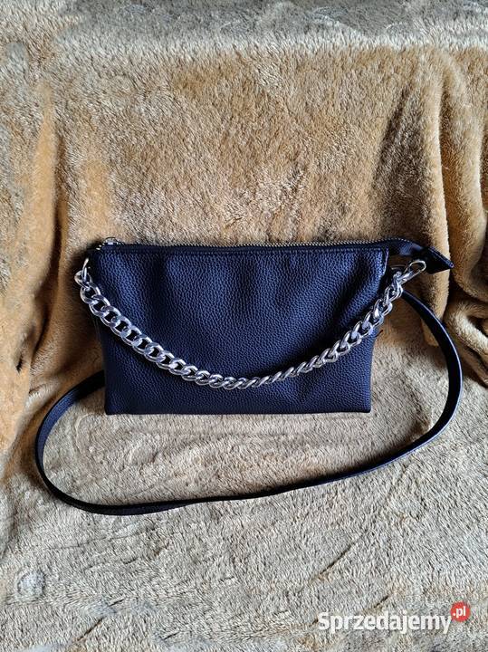 Torebka damska czarna z łańcuszkiem Moda i Styl Kraków