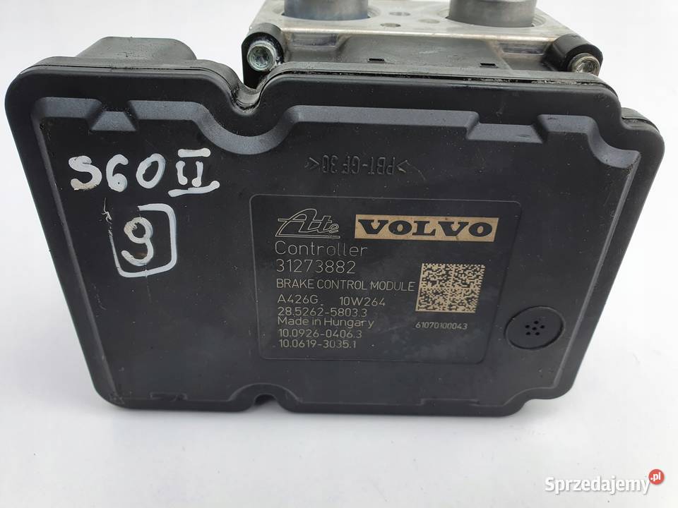 Volvo V60 S60 II POMPA ABS Sterownik 31273882 osobowe lubelskie