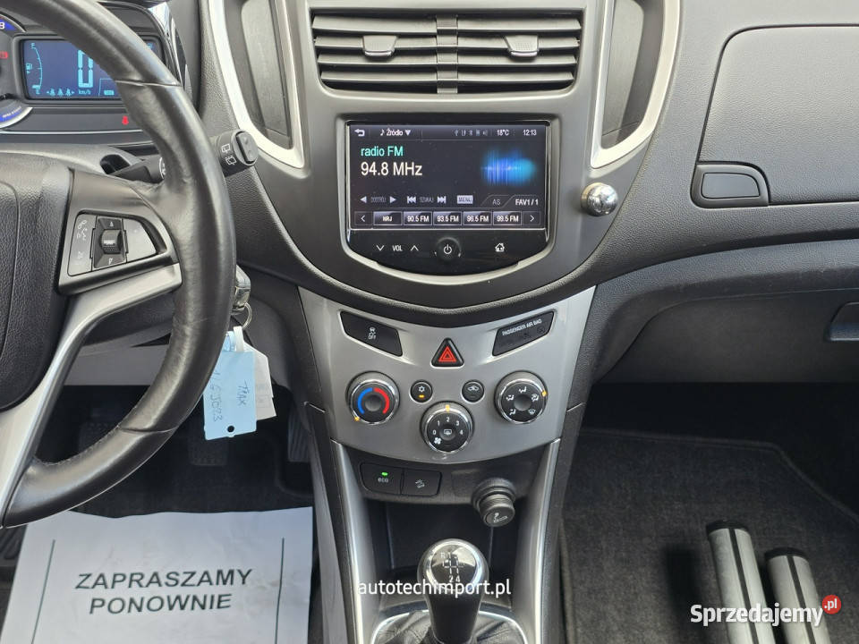Chevrolet Trax zadbany skóra kamera czujnik zmierzchu Białogard