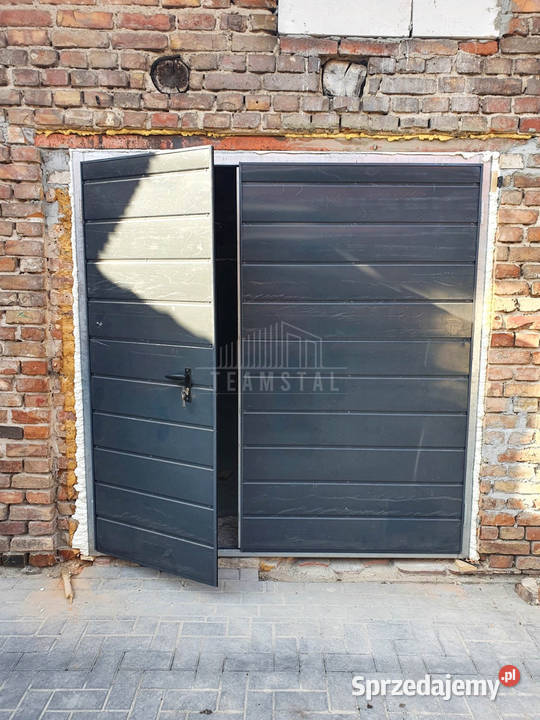 Bramy garażowe na wymiar dwuskrzydłowe ocieplone Legnica