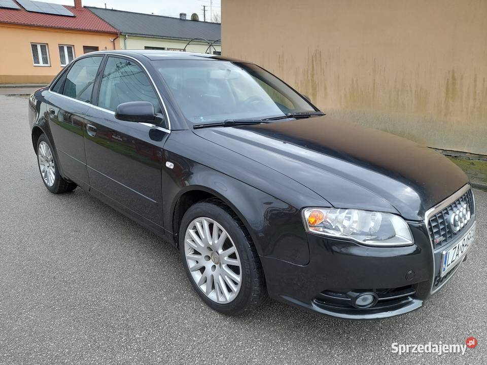 Audi A4 b7 S line Sedan20 tdi 140 koni6 skrzynia Siedliszcze-Osada