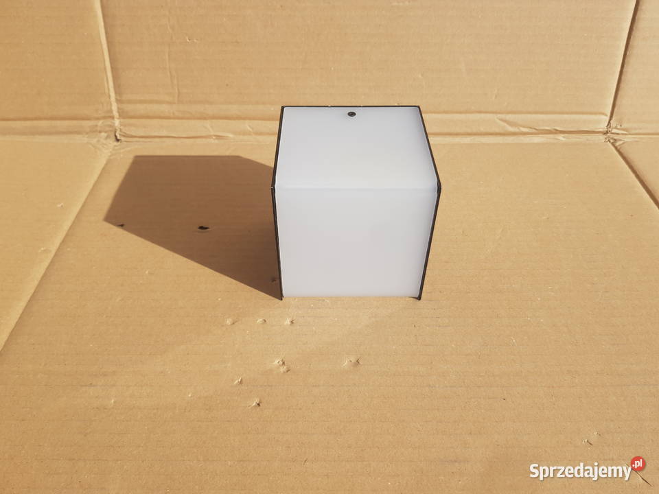 Kinkiet ścienny KOSTKA KUBIK czarna AQUAFORM