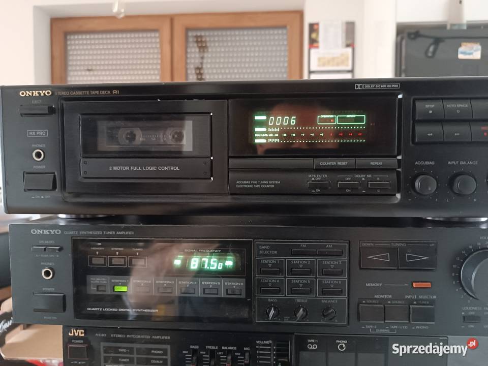 Zestaw Onkyo Deck TA 2820 Amplituner TX 7220 Amplitunery Audio