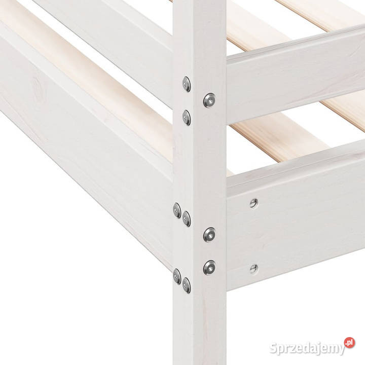Łóżko piętrowe 80x200 białe lite drewno sosnowe 145cm Warszawa sprzedam